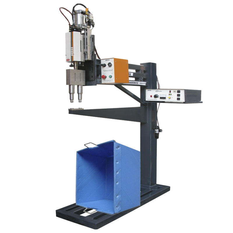 Ultrasonic PP Corrugated box welding machine - Axess Ultrasonics